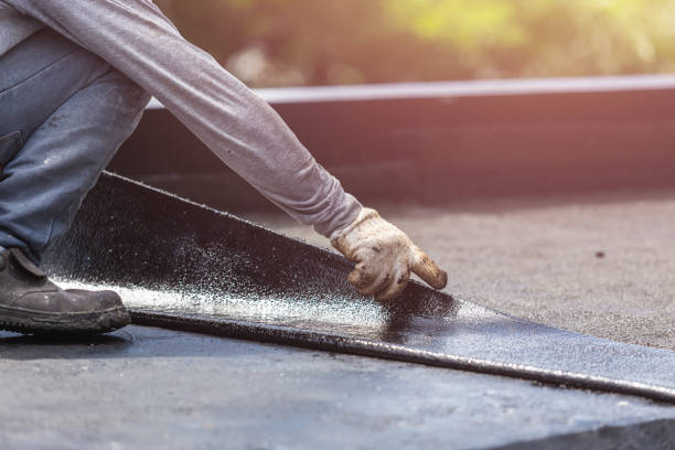 Professional Basement Waterproofing technician working in Iberia, OH